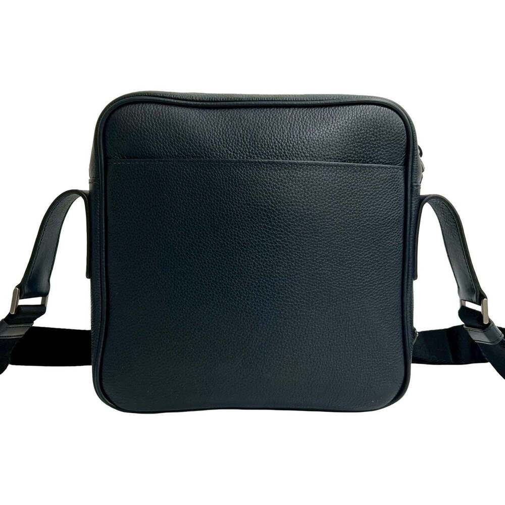 PRADA Blue Leather Pochette Shoulder Bag - Picture 3 of 10